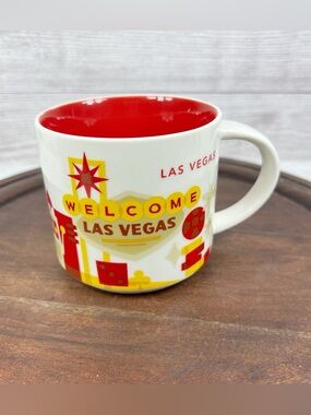 Starbucks 2015 Las Vegas Nevada 14oz Ceramic Coffee Mug Cup You Are Here Series